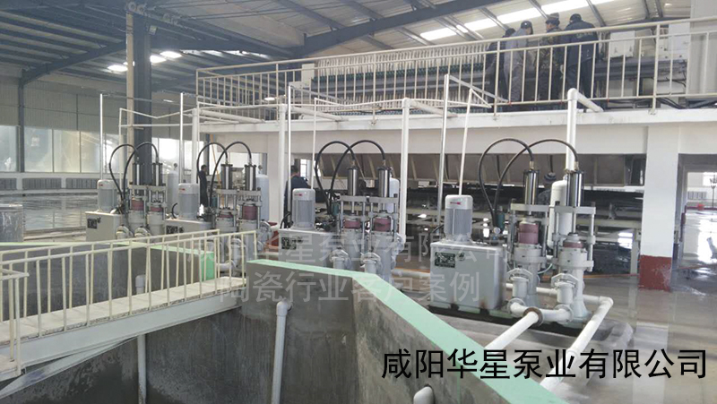 華星壓濾機(jī)進(jìn)料泵使用現(xiàn)場